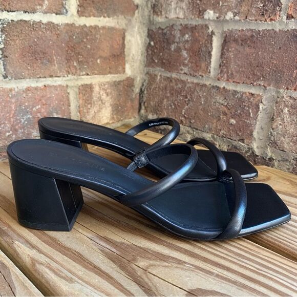 Everlane Double Strap Shoes 6.5 Black - Picture 10 of 12